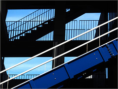 Paysage urbain - Architecture avec escaliers