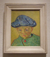 Portrait of Camille Roulin by Van Gogh in the Philadelphia Museum of Art, January 2012