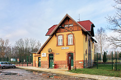 Klütz, Bahnhofsgebäudes des "Kaffeebrenners"