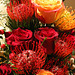 Roses and protea