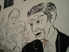 Samuel Beckett and Dario Fo.