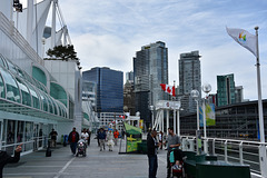 Der Zaun in Canada Place, Vancouver