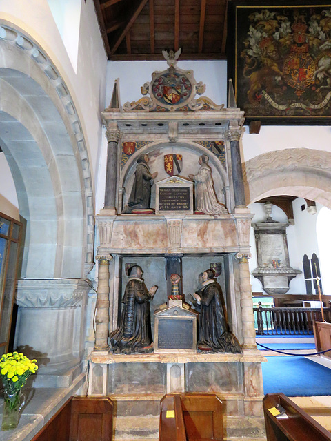tissington church, derbs (6)tomb of francis +1619 and sir john +1643 fitzherbert