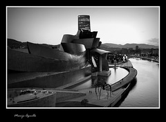 Guggenheim en blanco y negro