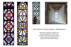 Decorative windows - Saint Andrew's Bishopstone