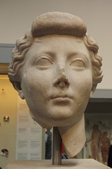 Marble Head of the Empress Livia in the British Museum, May 2014