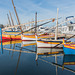 Les barques de pêche catalanes ! Port Barcarès Fr 66 - ( 2 notes )