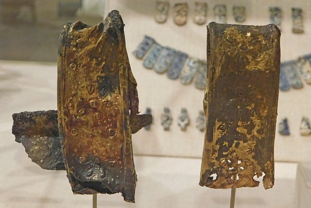 Pair of Electrum Handles from a Kantharos in the Metropolitan Museum of Art, August 2019