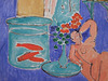 Detail of Goldfish and Sculpture by Matisse in MoMA, August 2010