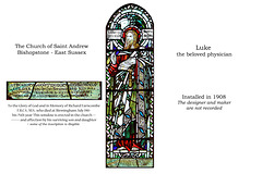 St Luke - Richard Farncombe memorial  - Saint Andrew's Bishopstone