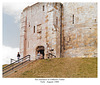 Clifford's Tower entrance York August 1989