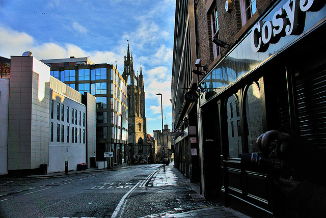 An Almost Empty City Centre. Christmas Day