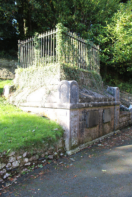 Memorial to the architect George Webster, Lindale Churchyard, Cumbria