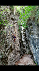 Climbing Inside Rio Secco (Italy)
