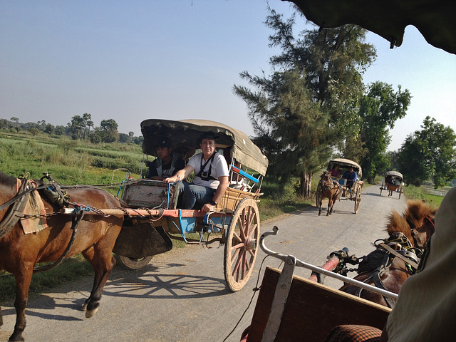touring by horse and cart