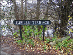 Jubilee Terrace street sign