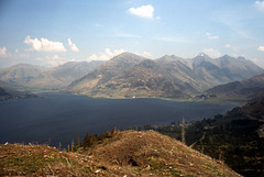 Loch Duich & The Five Sisters of Kintail from Mamratagan 5th May 1990