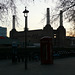 A Telephone Box, Bicycles, And Battersea Power Station