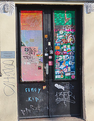 1 (39)..austria vienna...words...stickers graffiti door
