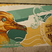 White cheeked cormorant - mural by Third.