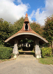 Lytch Gate by Edward Prior 1890, St Mary and St Peter's Church, Kelsale, Suffolk