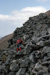 Steve (I`m not comming this way again) Drury on The CMD Arete 10th May 1993