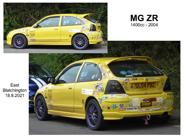 2004 MG ZR 1400 East Blatchington 18 8 2021
