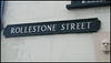 Rollestone Street sign