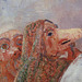 Detail of Masks Confronting Death by James Ensor in MoMA, August 2010