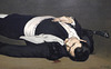 Detail of the Dead Toreador by Manet in the Metropolitan Museum of Art, December 2023