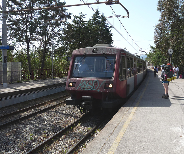 Pompeii- Return to Sorrento by Circumvesuviana Train