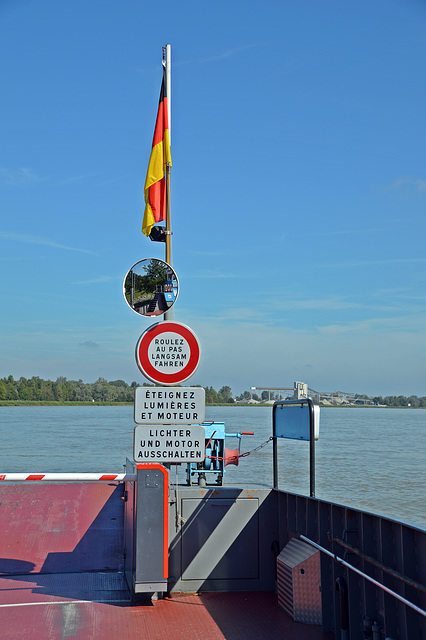Impression auf der Rheinfähre