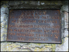 notice for traction engines