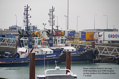 Port of Dover tugs Dauntless & Doughty 7 5 2022
