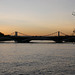 Chelsea Bridge At Sunset