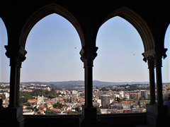 Panoramic view over Leiria.
