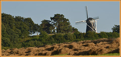 Highest convenient Windmill  of the netherlands 216m above nap-build in 1858