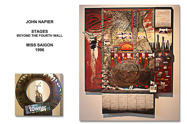 John Napier set for Miss Saigon - Towner Gallery - Eastbourne, Sussex, England