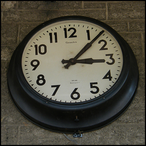 British Rail Paddington clock