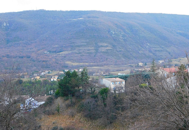 Jour d'hiver en Ardèche sans la neige