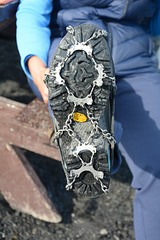Alaska, The Boot with Overlay for Walking on Glaciers