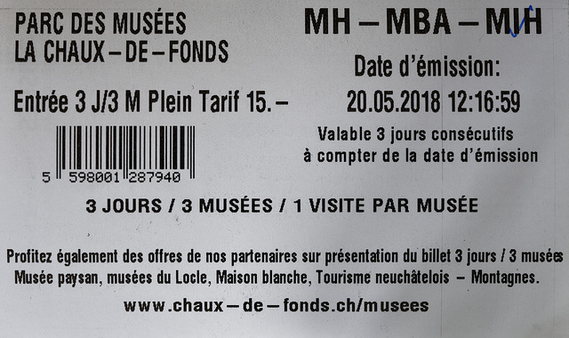LA CHAUX DE FONDS: Musée International d'Horlogerie.116