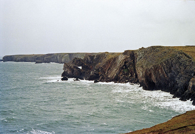 Moody Nose(??) from Mewsford Point (Feb 1995 scan)