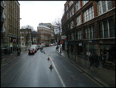 Clerkenwell Road and printworks