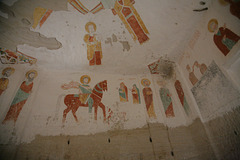 Inside the rock church near Gheralta, Tigray