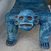 Dominican Republic, Blue Monster Bench Detail