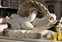 A Rome (Italie), fontaine