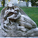 Eroded Virgin and Child in Greenwood Cemetery, September 2010