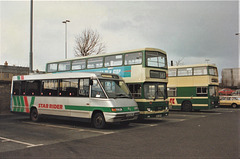 Yorkshire Rider buses in Huddersfield bus station – 22 Mar 1992 (158-07)