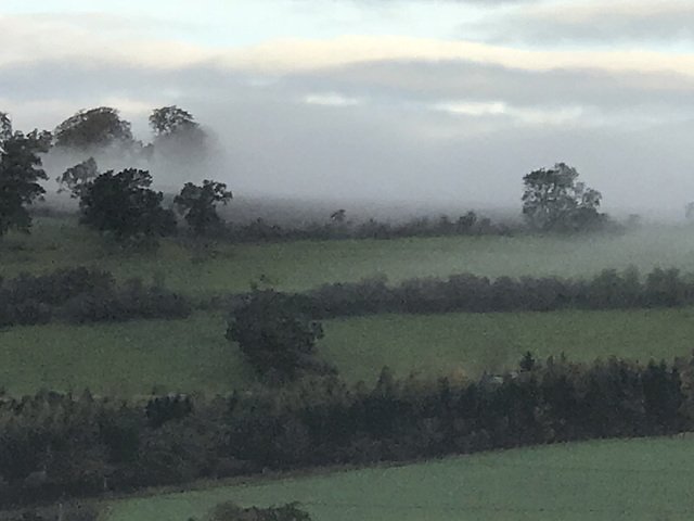 Scottish morning mist...